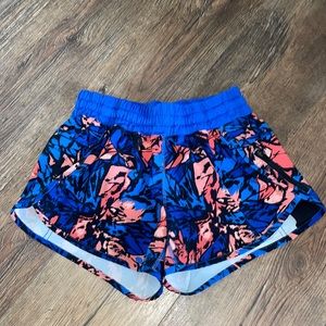 Blue lululemon shorts